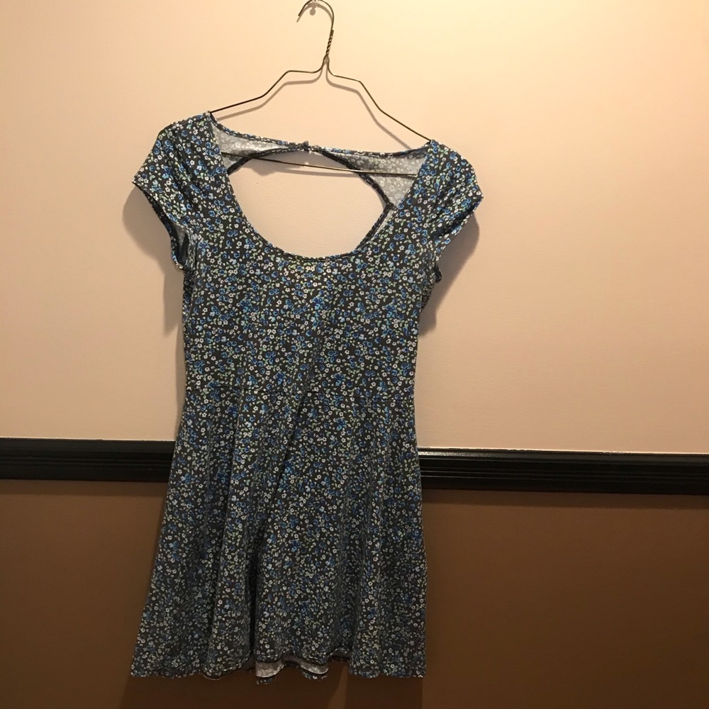 American Eagle Blue Floral Dress